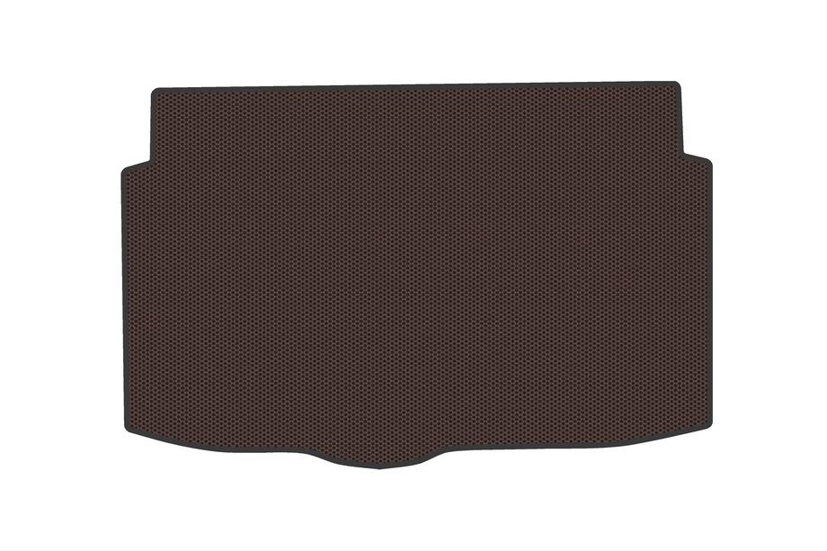 Hyundai I-20 2020- гг. Резиновый коврик в багажник V2 (Коричневый) Image
