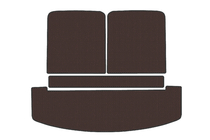 Hyundai Santa Fe 5 2023- гг. Резиновый коврик в багажник V2 (Коричневый) фото 1