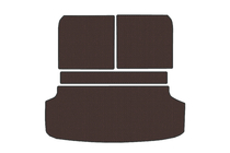 KIA EV9 Резиновый коврик в багажник V2 (Коричневый) фото 1