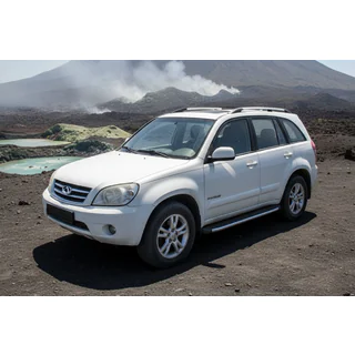 Боковые Подножки Fullmond (2 шт., Алюминий) Chery Tiggo 3 2005- гг. фото 1
