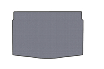 Seat Ibiza 2017- гг. Резиновый коврик в багажник V1 (Серый) фото 1