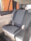 Hyundai Santa Fe 2 2006-2012 гг. Авточехлы (Эко-кожа↗Ткань, Premium) фото 11