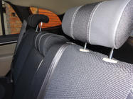 Hyundai Santa Fe 2 2006-2012 гг. Авточехлы (Эко-кожа↗Ткань, Premium) фото 21