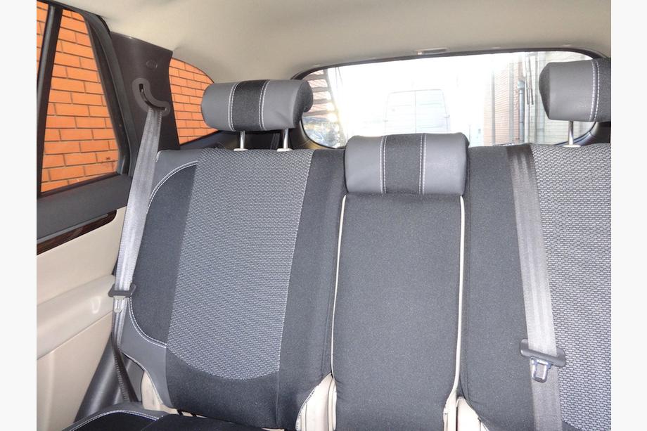 Hyundai Santa Fe 2 2006-2012 гг. Авточехлы (Эко-кожа↗Ткань, Premium) Фото 15
