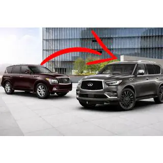 Комплект рестайлинга для QX80 2024 Infiniti QX56 2010-2013 гг. фото 1