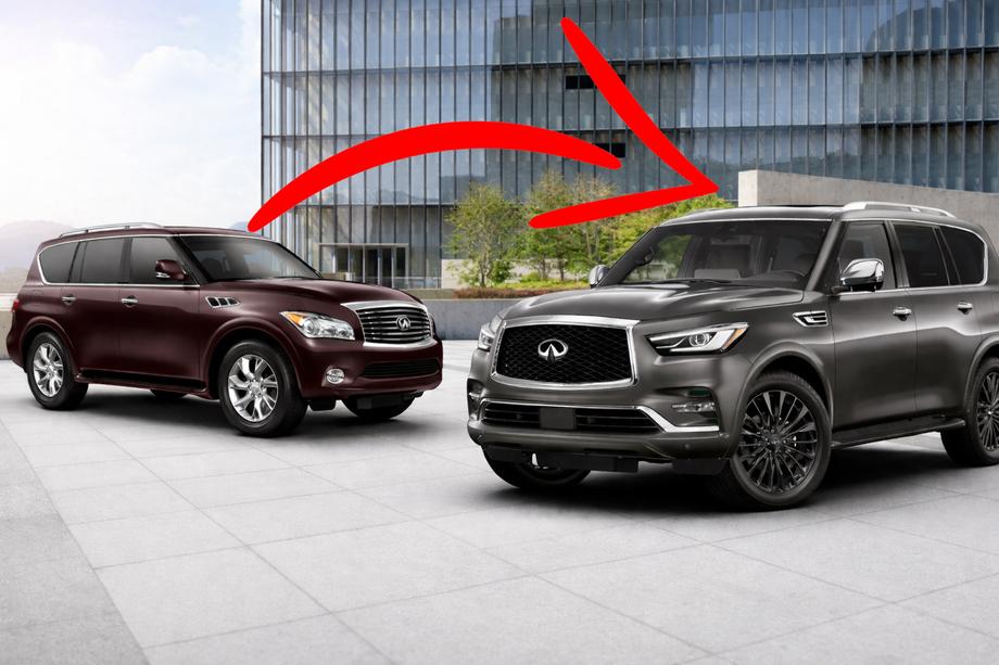 Infiniti QX56 2010-2013 гг. Комплект рестайлинга для QX80 2024 Фото 1
