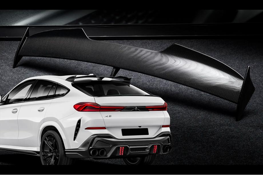 BMW X6 G06 2019–2027 гг. Спойлер заднего стекла LRT (Карбон) Фото 2