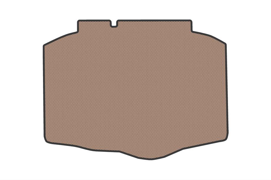 Seat Ibiza 2017- гг. Резиновый Коврик в Багажник V2 (Бежевый) Image