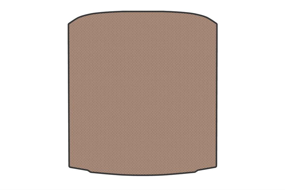 Skoda Superb 2024- гг. Резиновый коврик в багажник V2 (SD, бежевый) Image