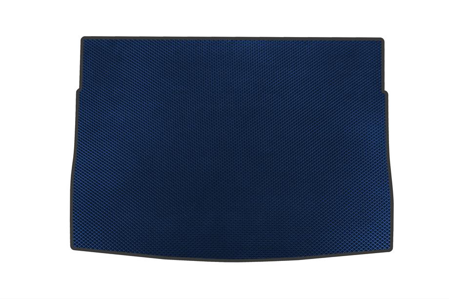 Volkswagen Golf 8 2019- гг. EVA коврик в багажник (Верхний, Синий) Image