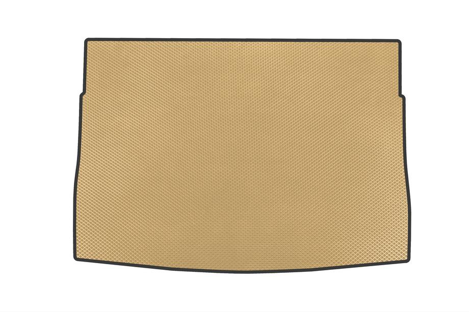 Volkswagen Golf 8 2019- гг. Коврик в багажник EVA (Верхний, Бежевый) Image