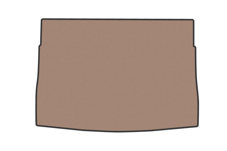 Volkswagen Golf 8 2019- гг. Резиновый коврик в багажник (верхний, бежевый) Image