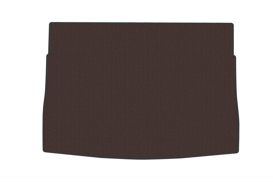 Volkswagen Golf 8 2019- гг. Резиновый коврик в багажник (верхний, коричневый) Image