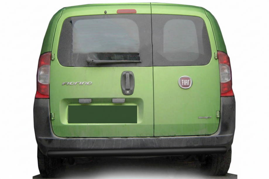 Citroen Nemo 2007-2017 гг. Задняя дуга Black (нерж. сталь) Image