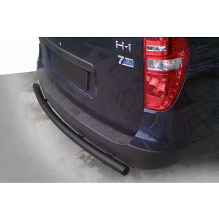 Задняя дуга AK002 Черная (нерж.) Hyundai H300, H1, Starex 2008-2020 гг.