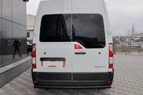 Opel Movano 2010-2021 гг. Задняя дуга Black (нерж. сталь) фото 2