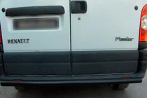 Renault Master 2011-2023 гг. Задняя дуга Black (нерж. сталь) фото 3
