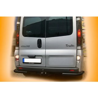 Задние уголки AK003 Черные (нержавейка) Nissan Primastar 2002-2014 гг. фото 3