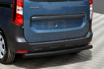Dacia Dokker 2013-2022 гг. Задняя дуга AK002 Черная (нерж. сталь) фото 1
