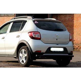 Задняя дуга AK002 Черная (нерж. сталь) Dacia Sandero 2013-2020 гг. фото 3