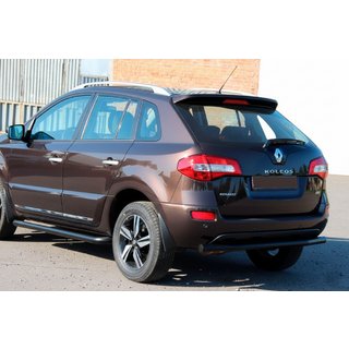 Задняя дуга AK002 Черная (нерж. сталь) Renault Koleos 2008-2016 гг. фото 1