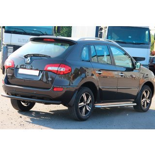 Задняя дуга AK002 Черная (нерж. сталь) Renault Koleos 2008-2016 гг. фото 2