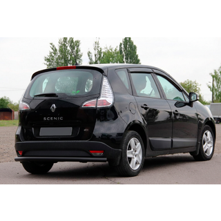 Задняя дуга AK002 Черная (нерж. сталь) фото 2