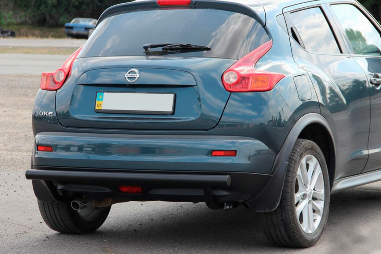 Задня дуга AK002 Black (нерж) для Nissan Juke 2010-2019 рр