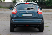 Nissan Juke 2010-2019 гг. Задняя дуга AK002 Черная (нерж. сталь) фото 5