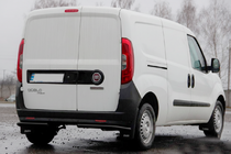 Opel Combo 2012-2018 гг. Задние угловые дуги AK003 Черный (нерж. сталь) фото 4