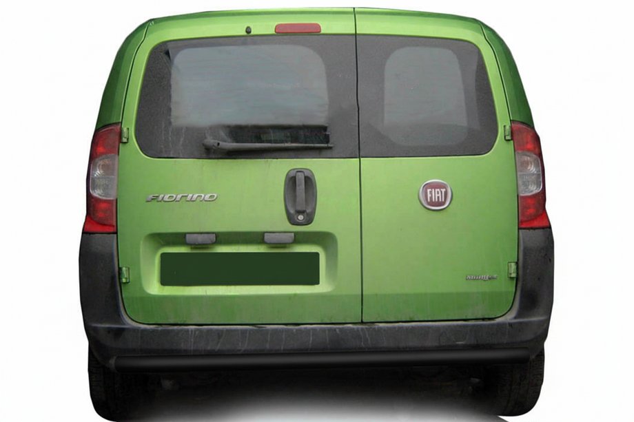 Peugeot Bipper 2008-2017 гг. Задняя дуга AK002 Черная (нерж.) Фото 1