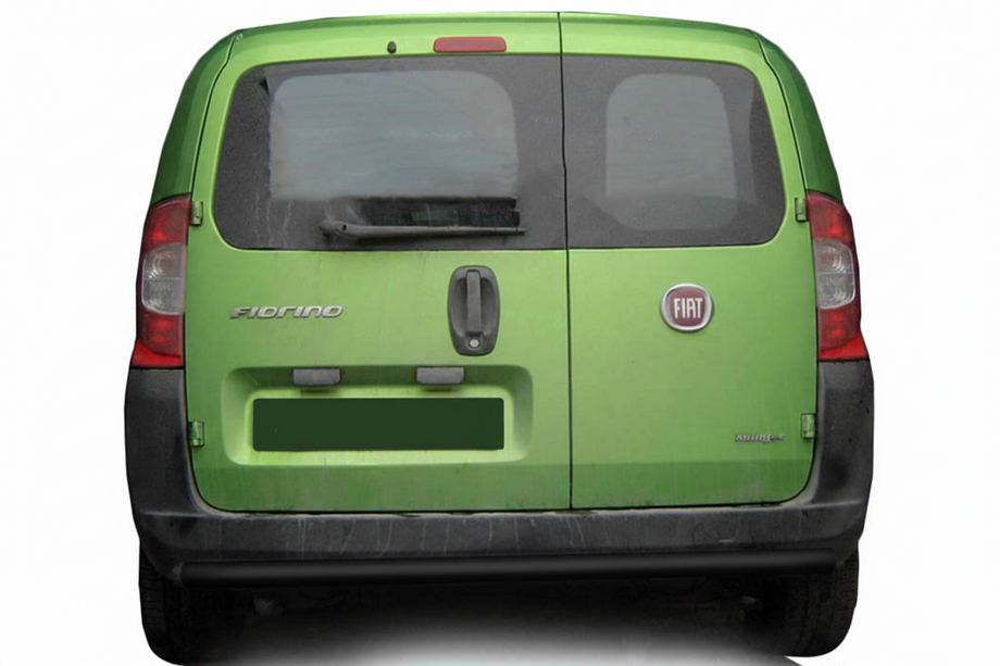 Peugeot Bipper 2008-2017 гг. Задняя дуга AK002 Черная (нерж.) Image