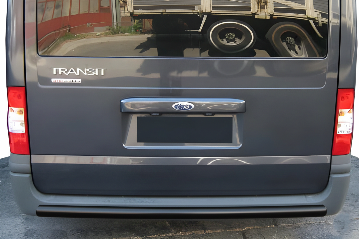 Задній захист AK002 Black (нерж.) для Ford Transit 2000-2014 рр