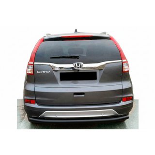 Задняя дуга AK002 Black (2016-2019, нержавейка) Honda CRV 2017-2022 гг.