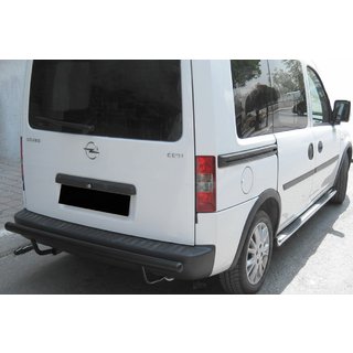 Задняя дуга AK002 Черная (нерж.) Opel Combo 2002–2012 гг.