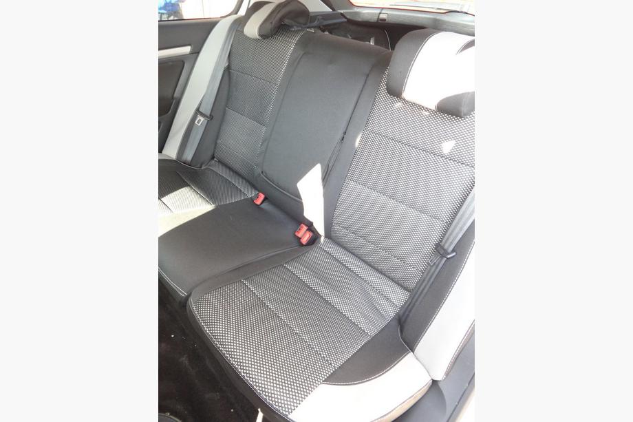 Skoda Octavia II A5 2006-2010 гг. Авточехлы (Эко-кожа↗Ткань, Premium) Фото 9