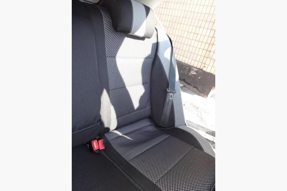 Skoda Octavia II A5 2006-2010 гг. Авточехлы (Эко-кожа↗Ткань, Premium) Фото 12