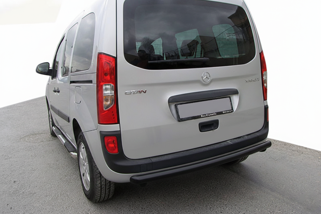 Задня дуга AK002 Black (нерж.) для Mercedes Citan 2013-2021 рр