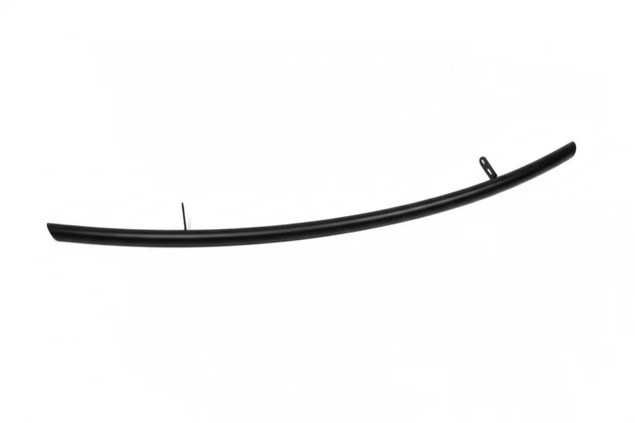 Mitsubishi Outlander 2001-2006 гг. Задняя дуга AK002/2 Черная (нержавейка) Фото 4