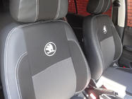 Авточехлы (Эко-кожа↗Ткань, Premium) фото 3