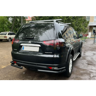 Задняя защита AK003-Double Black (2 шт., нержавейка)