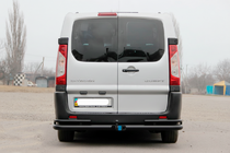 Citroen Jumpy 2007–2017 гг. Задние углы Double Black (2 шт., нерж. сталь) фото 2