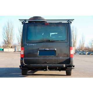 Задние Углы AK003-Double Black (Нержавейка) Ford Transit 2000–2014 гг. фото 3