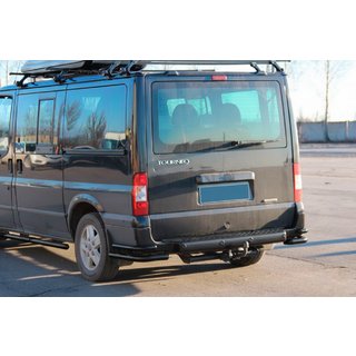 Задние Углы AK003-Double Black (Нержавейка) Ford Transit 2000–2014 гг. фото 2