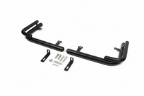 Mercedes Viano 2004-2014 гг. Задние угловые дуги AK003-Double Black (2 шт., нерж. сталь) фото 4