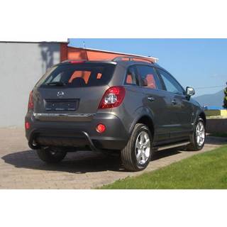 Задняя дуга AK007-1 Черная (нерж. сталь) фото 2