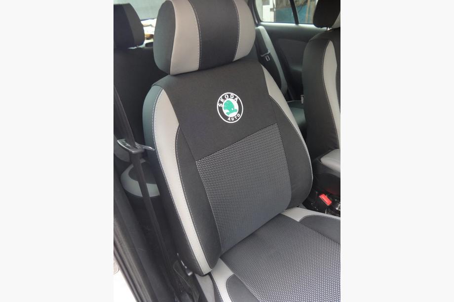 Skoda Octavia I Tour A4 1996-2010 гг. Авточехлы (Эко-кожа↗Ткань, Premium) Фото 9