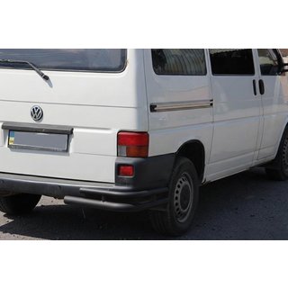 Задние двойные уголки AK003-Double Black (2 шт., нерж.) Volkswagen T4 Caravelle/Multivan 1990–2003 гг. фото 4