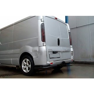 Задние Углы AK003-Двойные Black (Нержавейка) Opel Vivaro 2001–2015 гг. фото 2