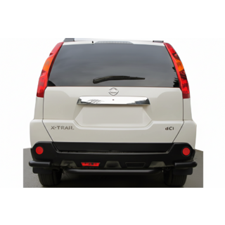 Задние угловые дуги с центральной частью AK0073 Черный (2 шт., нерж. сталь)